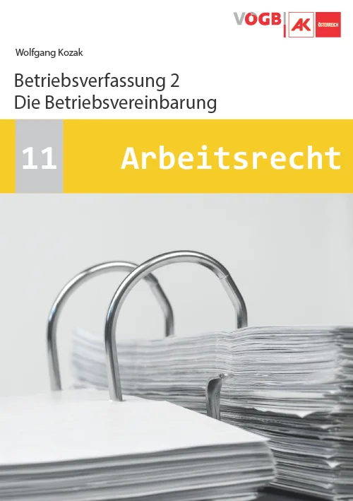 Betriebsverfassung 2: Die Betriebsvereinbarung